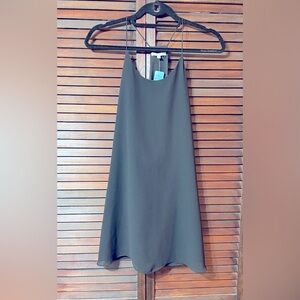 Black mini micro dress